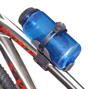 Bicycle Water Bottle Cage, ABC Cage with Anywhere Cage Strap Adapter, Adjustable Bottle Cage for Bike - Escondido eBike Super Shop