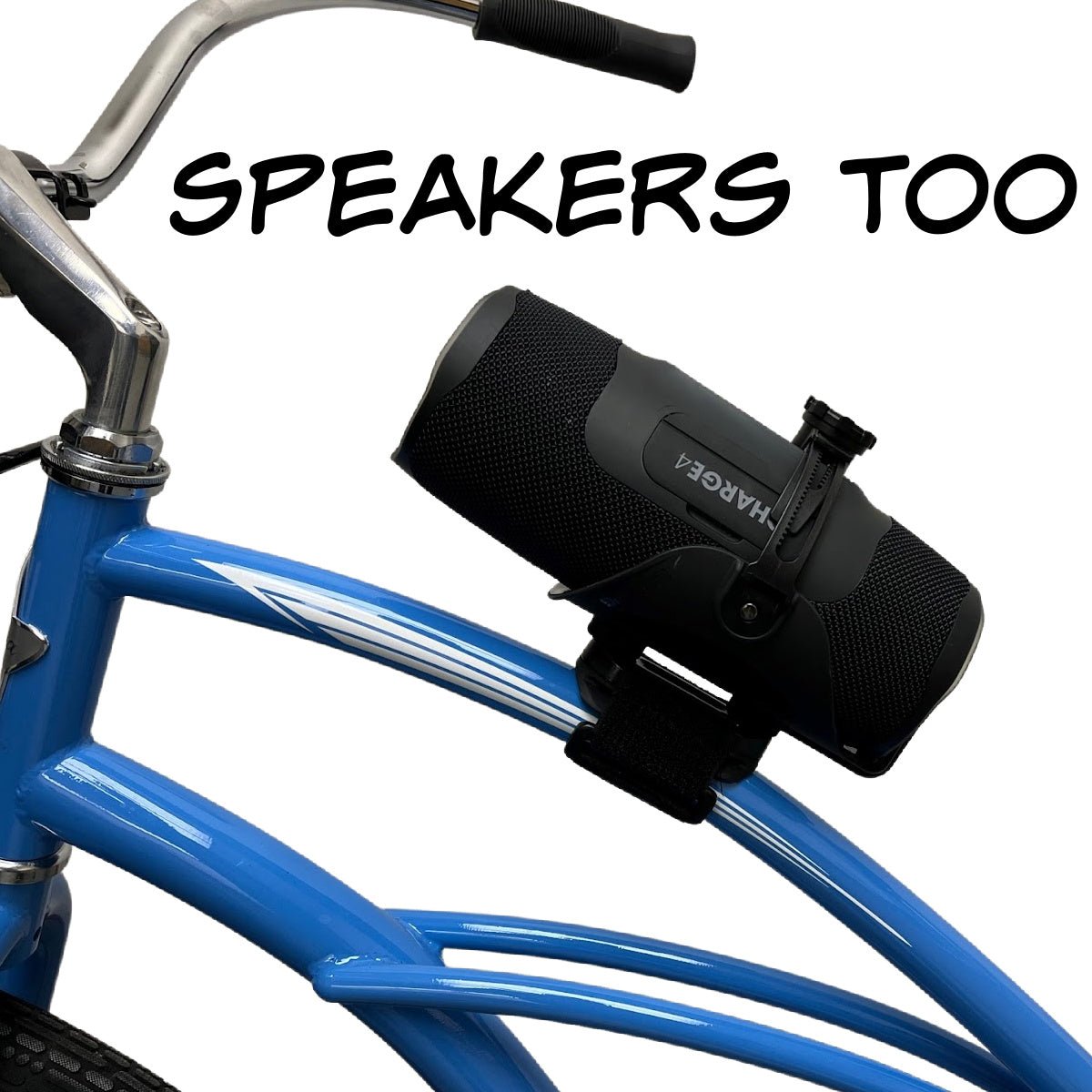 Bicycle Water Bottle Cage, ABC Cage with Anywhere Cage Strap Adapter, Adjustable Bottle Cage for Bike - Escondido eBike Super Shop