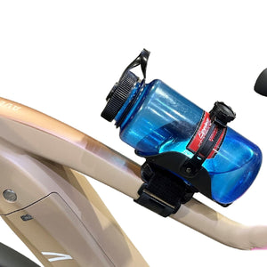 Bicycle Water Bottle Cage, ABC Cage with Anywhere Cage Strap Adapter, Adjustable Bottle Cage for Bike - Escondido eBike Super Shop