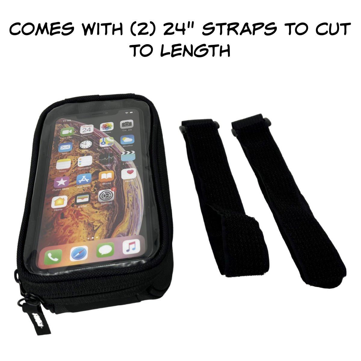 EBike Phone Holder – Beetle Phone Bag for Large Diameter Bike Frames - Escondido eBike Super Shop