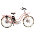 eBike Murf Gigi 2.0 in Beach Peach color, side view, product image for pre-order, displayed against a plain background