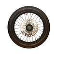eMOTO Wheel Assembly 14" - 60/100-14 Super Moto Tire - Rim with Tire, Tube, & Rotor