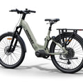 HIMIWAY A7 PRO 500W step-thru electric bike with 27.5x2.4 fat tires, beach cruiser style, shown in product image.