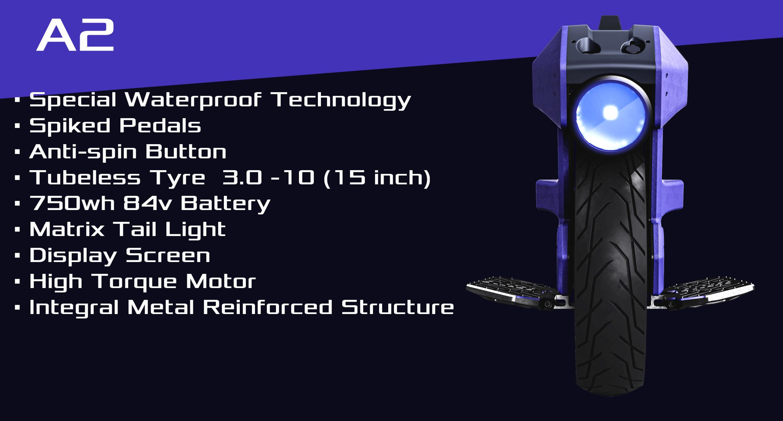 Buy Begode A2 Electric Unicycle Online - In Stock Now - Escondido