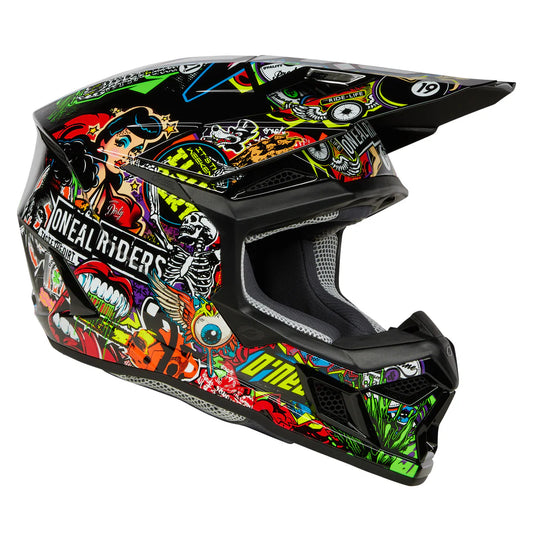 eMOTO Helmet - O'Neal 3 SRS - XL Adult - Crank Multi