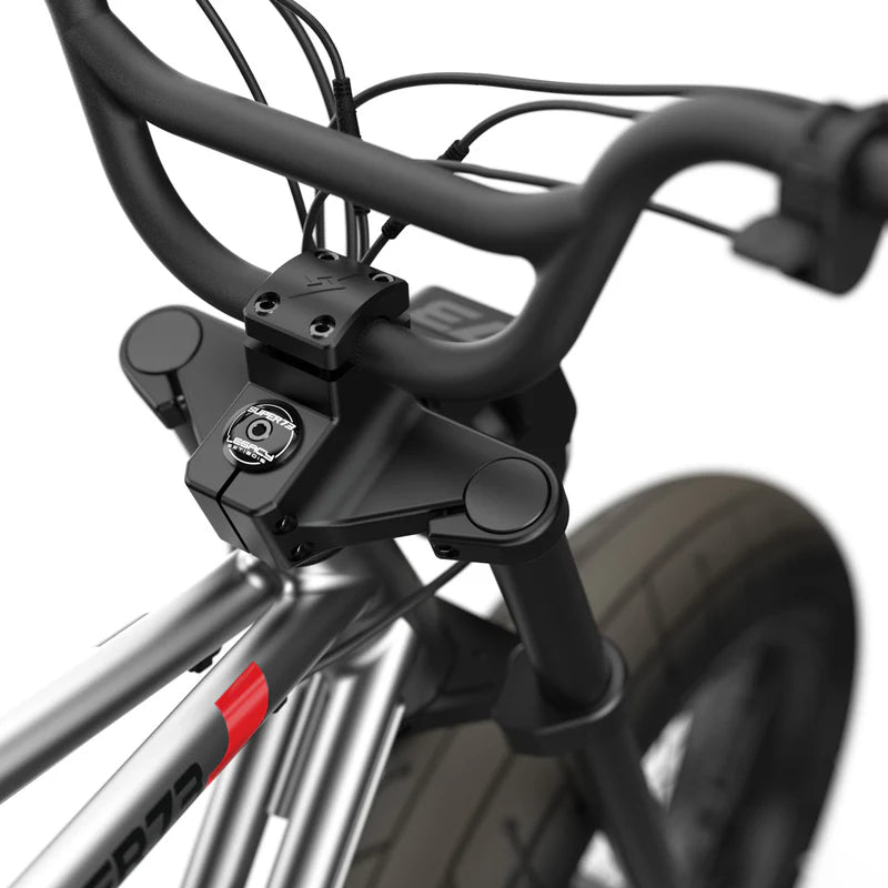 Super73 ZX Core electric bike in blackout color, side view, on white background