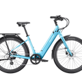 Velotric Breeze 1 eBike in Ocean Mist color, regular size, large frame, side view