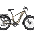 Velotric Nomad 2X eBike in Multi-Terrain Camo color, High Step frame, shown on a white background.