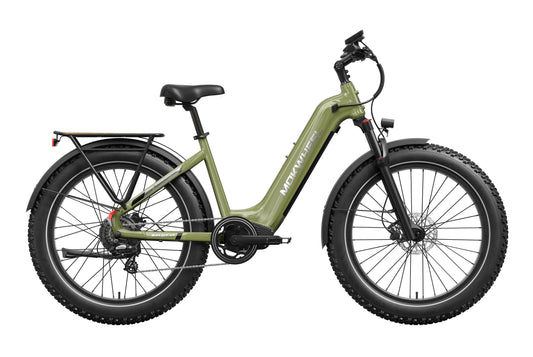 eBike Mokwheel Basalt 2.0 Step Thru Product Image Olive Green 1