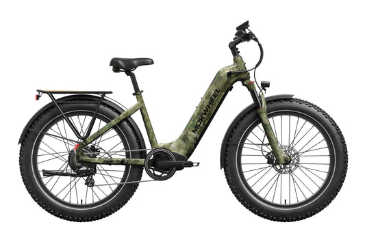 eBike Mokwheel Basalt 2.0 Step Thru Product Image Jungle Camo 1