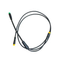 Product image of an eBike wiring harness designed for the Super73 ZX and ZXE, showing the display wiring harness with connectors and cables arranged on a white background.