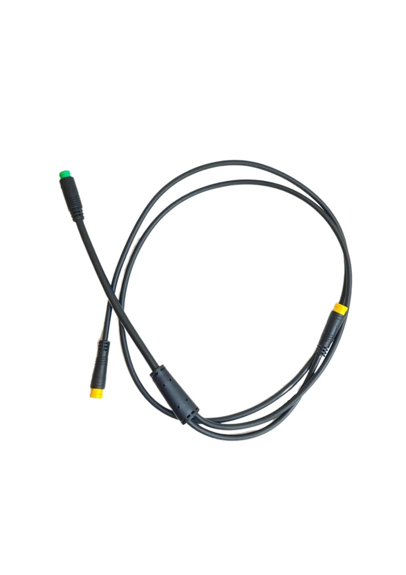 Product image of an eBike wiring harness designed for the Super73 ZX and ZXE, showing the display wiring harness with connectors and cables arranged on a white background.