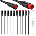 eBike Electrical Cable Julet 2 Pin Connector eBike Extension Cable M/F - 8"