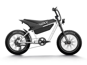 Black eMOTO HIMIWAY C5 Ultra 750W Step Over eBike with 20x4 fat tires, e-moto style, product image, pre-order for end of December