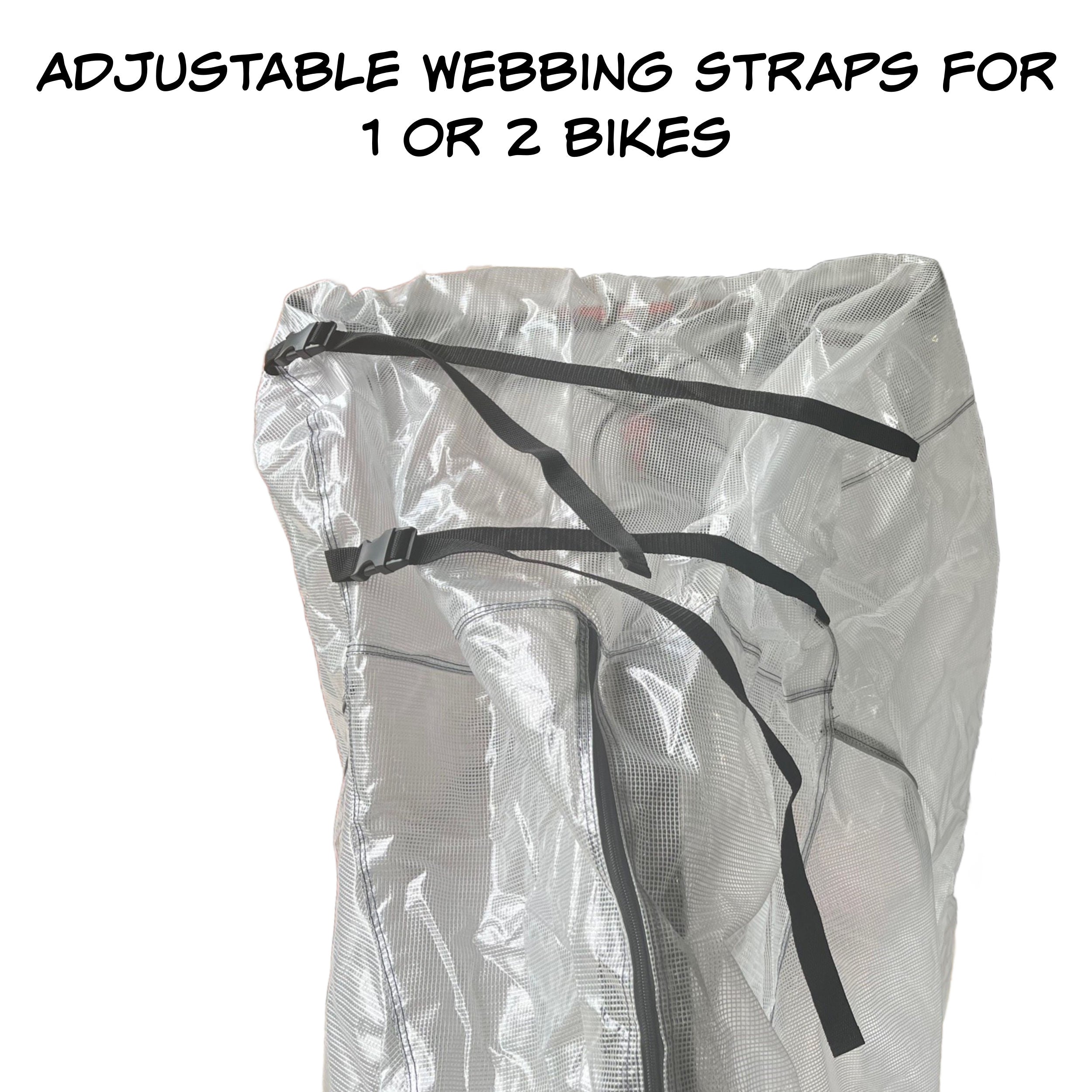Dual or Single Ebike Cover Adjustable for 1 or 2 Bikes - Escondido eBike Super Shop