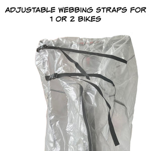 Dual or Single Ebike Cover Adjustable for 1 or 2 Bikes - Escondido eBike Super Shop