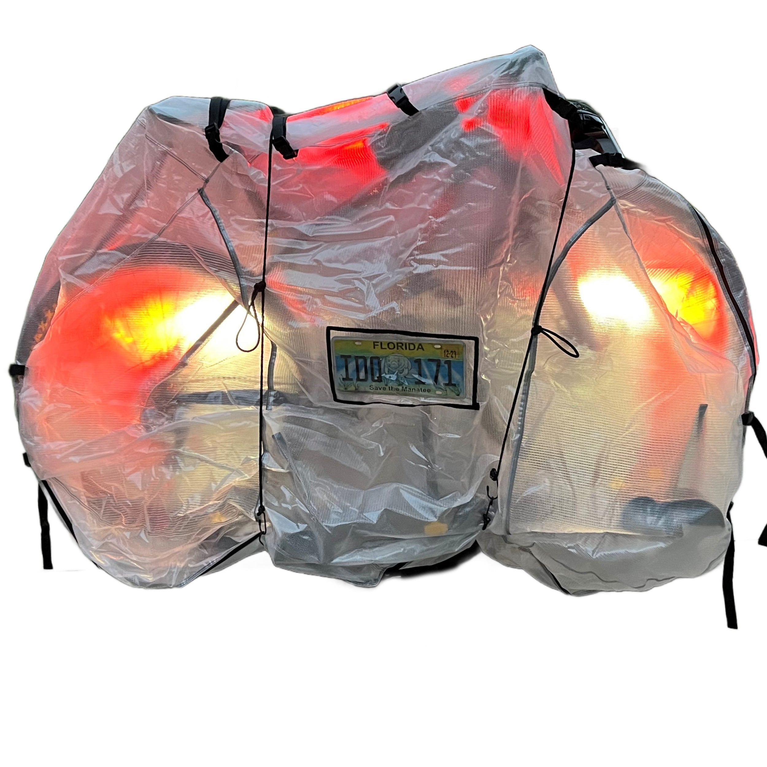Dual or Single Ebike Cover Adjustable for 1 or 2 Bikes - Escondido eBike Super Shop