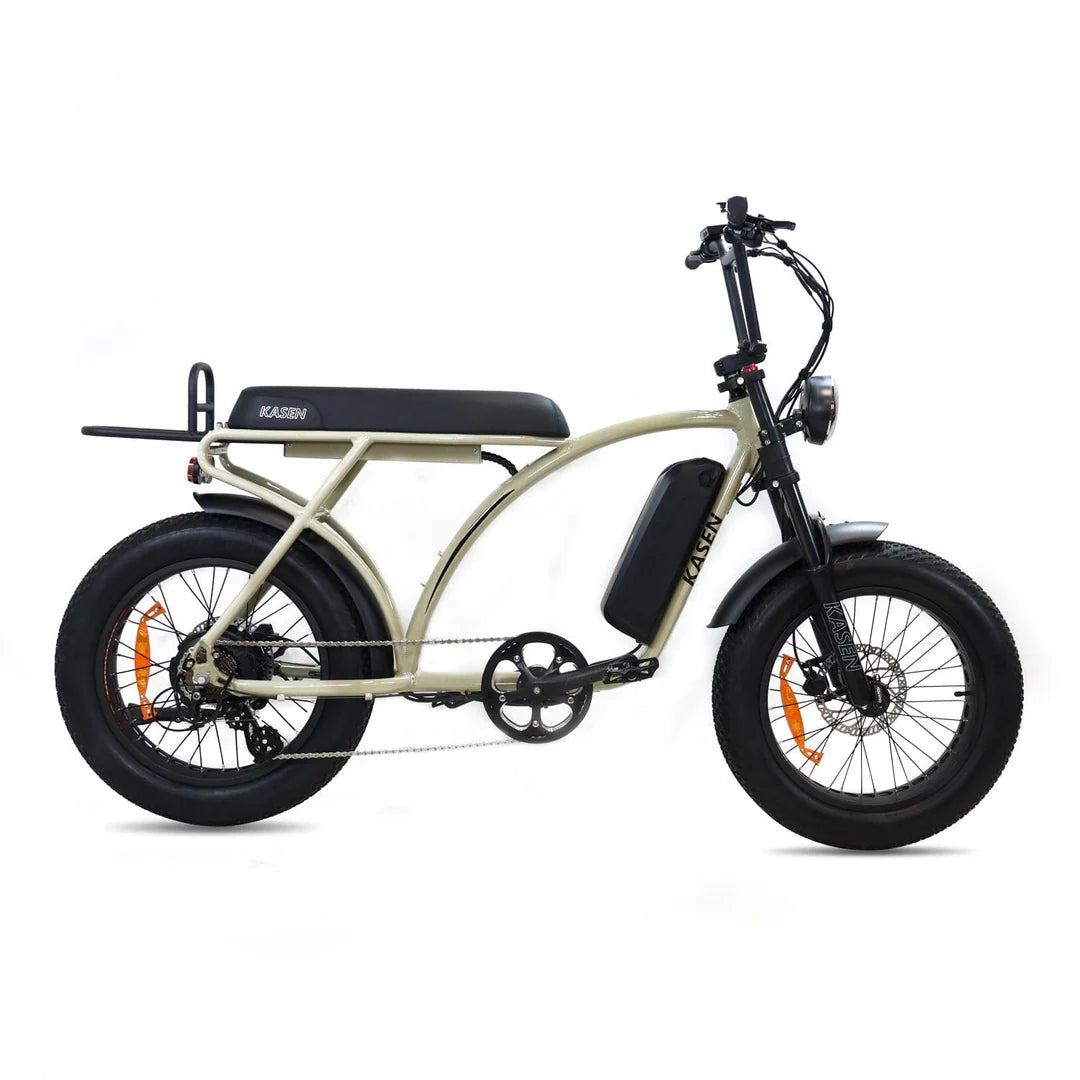 Kasen Kabbit Classic eBike in sand color, side view, displayed on a white background