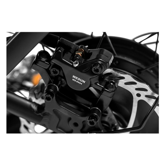 Black eBike Revi Runabout.2 electric bicycle, side view, against a white background