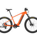 eBike Velotric Summit 1 in Sunrise Orange, side view, against a white background