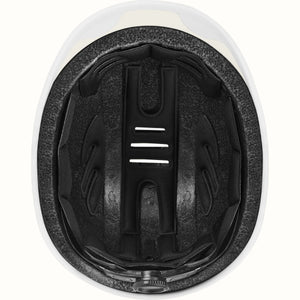 Matte eggshell Retrospec Remi eBike helmet, side view, size 5, accessory product image