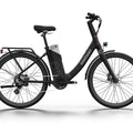 Himiway A3 Step Thru electric bike in black, side view, displayed on a white background
