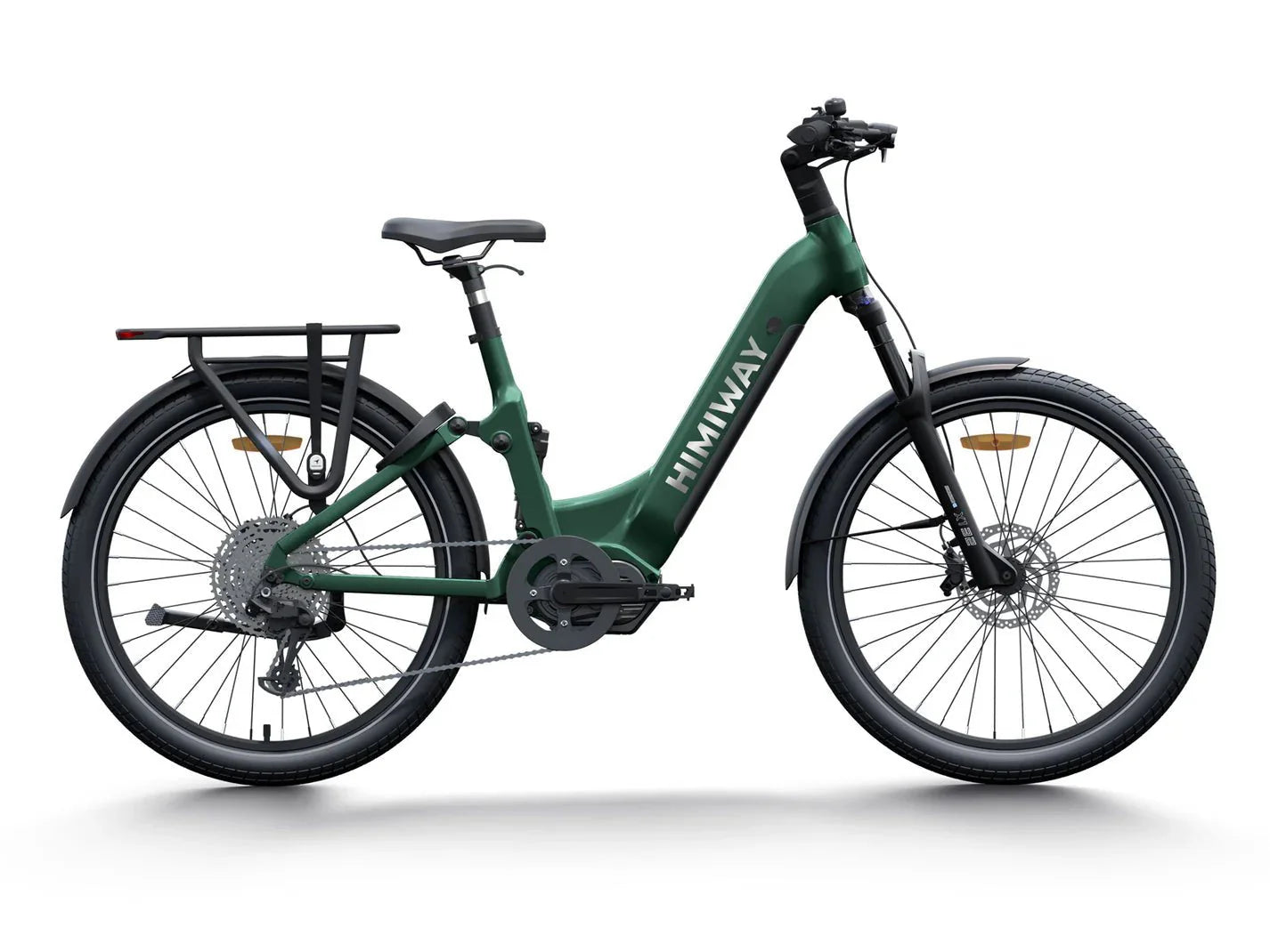 Himiway A7 Pro City eBike| Best Electric Commuter Bike for Sale Emerald green
