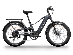 Himiway D5 2.0 eBike in Space Grey, side view, displayed on a white background