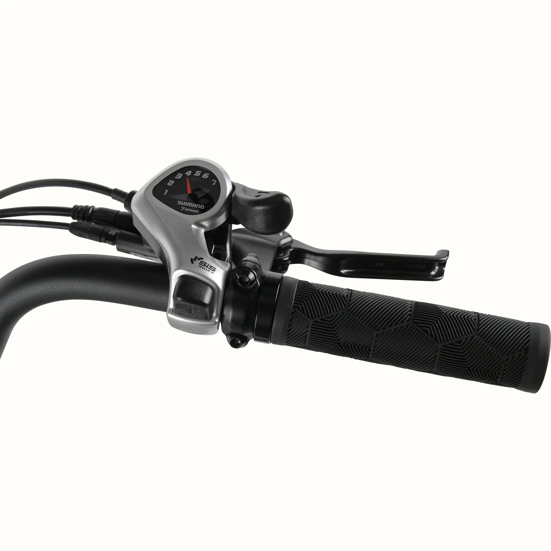 A Retrospec Beaumont Rev 3 Plus electric bike in a side view, showcasing its step-through frame, rear rack, and battery integrated into the rear carrier, set against a plain background.