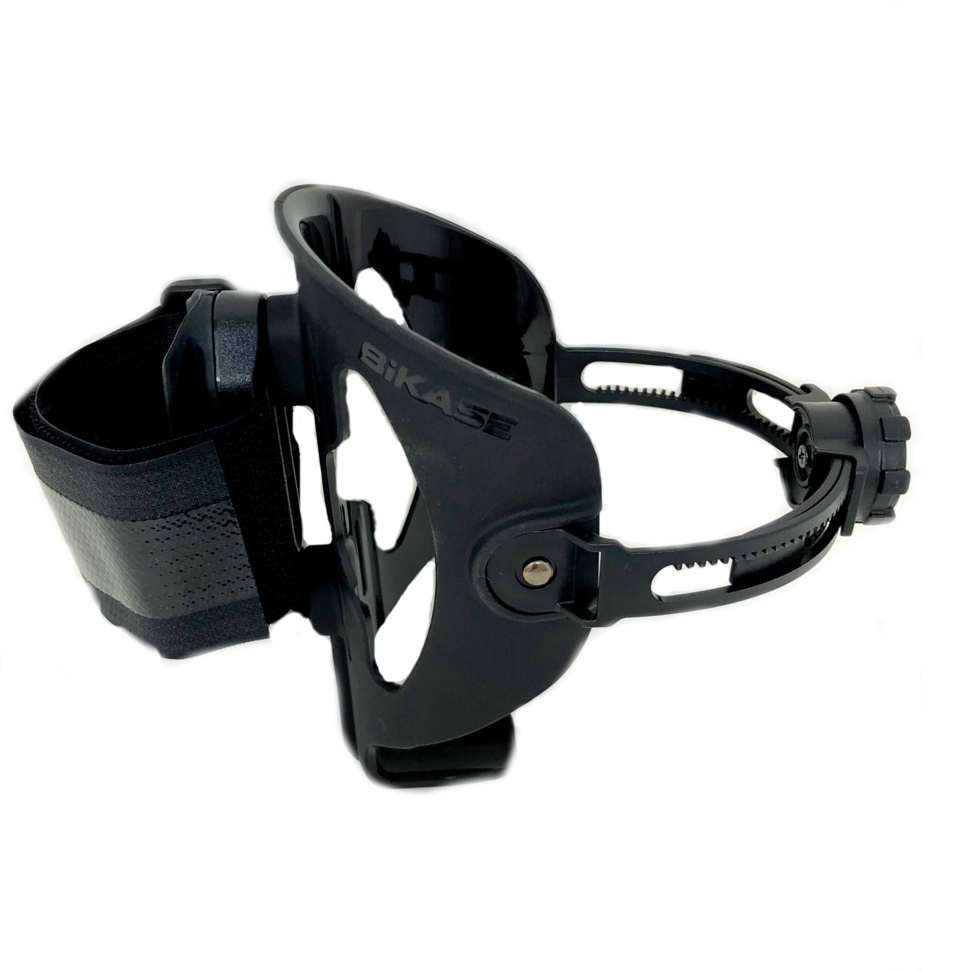 Bicycle Water Bottle Cage, ABC Cage with Anywhere Cage Strap Adapter, Adjustable Bottle Cage for Bike - Escondido eBike Super Shop