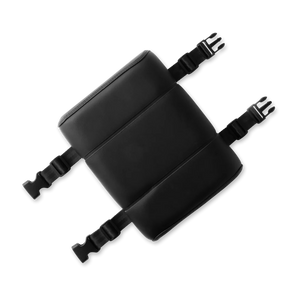 Black eBike seat pad for Murf cargo bike, shown as a product accessory against a plain background.
