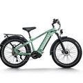 Green Himiway D5 Pro Step Over eBike side view against a white background