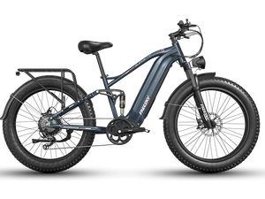 Gray Freesky Eurostar Ultra M-410 eBike side view with battery and motor visible
