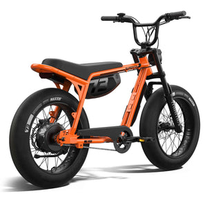 Super73 Z Miami SE electric bike in Astro Orange, side view, against a plain background