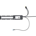 Front view of the Macfox M16 eBike controller showing its compact black rectangular casing with multiple colored wires extending from one end.