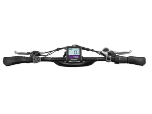 HIMIWAY Escape Pro 750W Step-Thru eBike with 20x4 fat tires and e-moto style, shown with digital display panel