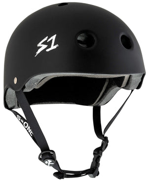 Black S1 Lifer eBike helmet in large size, side view, against a white background