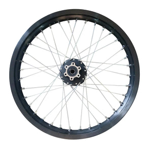 Front view of an eBike eRide Pro SS 19x1.4 front wheel, showing the wheel only without tire or additional components, against a plain background.