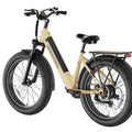 Mesa Plus ST 750W step-thru eBike with 26x4 fat tires, electric beach cruiser design, shown in product image