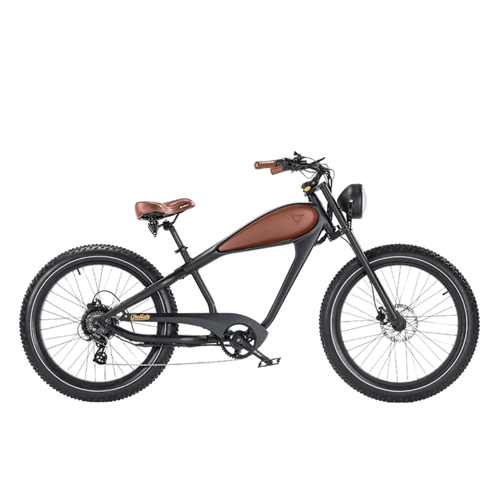 eBike REVI Cheetah PLUS 750w Step Over Ebike 26x4 Fat Tire Electric Vintage eBike Product Image 501919
