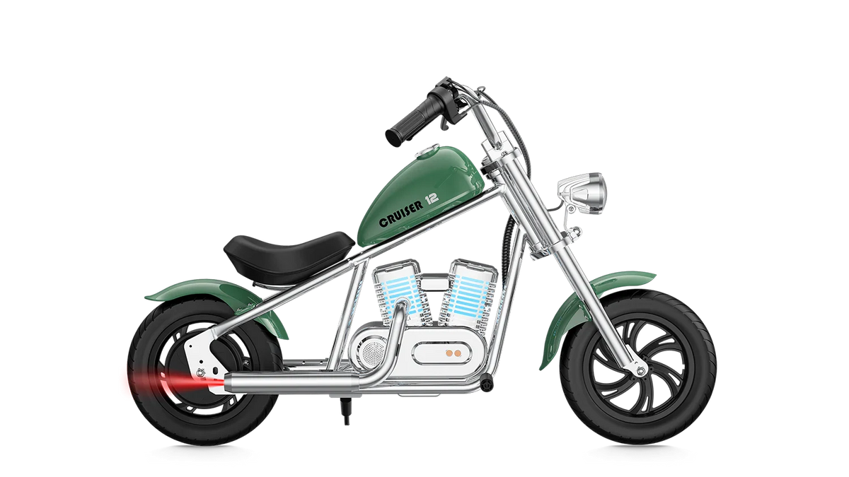 Hyper Gogo Cruiser 12 Plus (With App) electric moto bike in Green