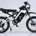 White eBike Ghostcat F3X.2 side view, showcasing sleek frame design and integrated battery