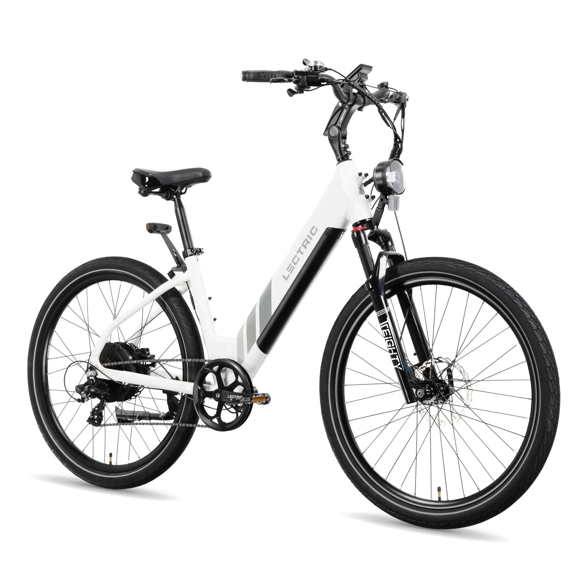 Lectric XPress 750 Step-Thru electric road bike, 750W motor, displayed in-store, product image 340895