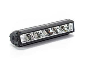 Front view of the eMOTO EBOX Dawn Headlight, showcasing its sleek, modern design and bright LED light panel.