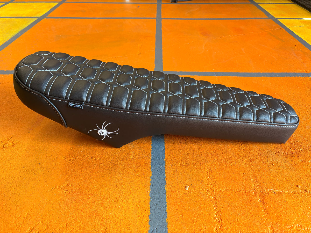 eBike Seat MOTO Style - GhostCat White/Black