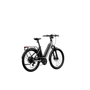 Segway Myon eBike in Skyscraper Gray, side view, showcasing sleek frame and modern design