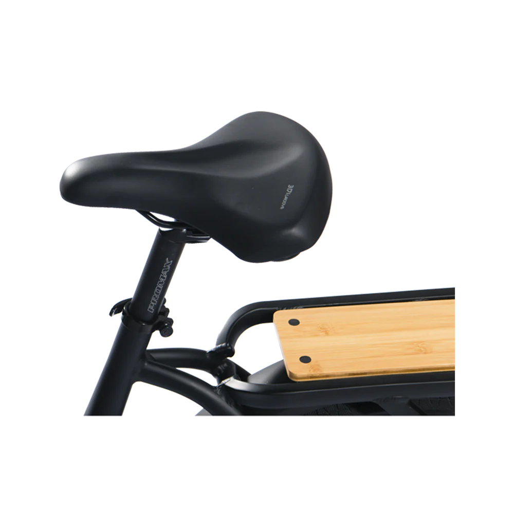 Black eBike Revi Runabout.2 side view against a white background