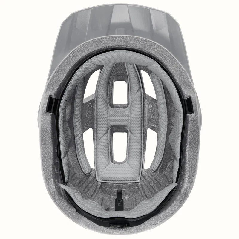 Matte stone Retrospec Rowan mountain bike helmet for eBikes, side view, size 7