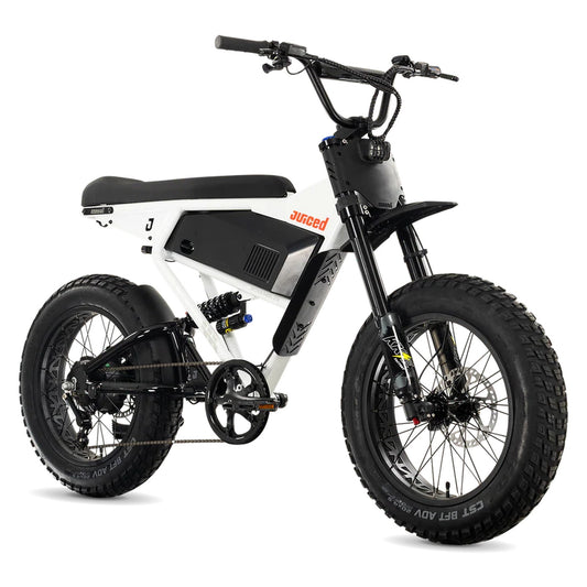 eBike Juiced Scrambler Full Suspension - White Cherry - In a Box - Pre-Order for End of September