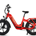 Orange eBike CYKE Collie Cargo electric cargo bike with 48v 750w motor and mini fat tires, product image